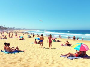 Sand in Huntington Beach